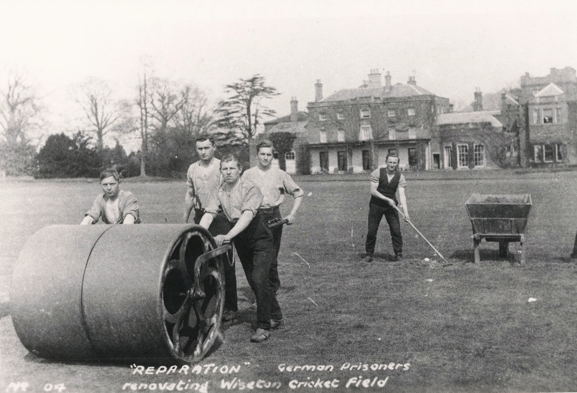 POWs German renovate Wiseton cricket field1