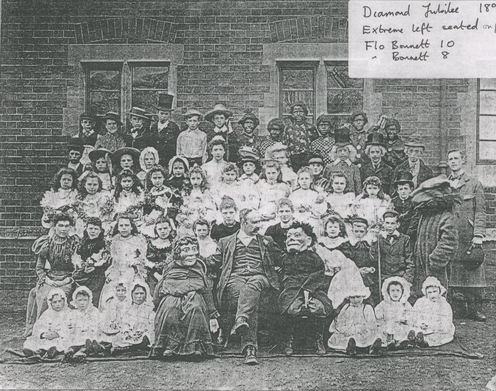 Gringley School Group Diamond Jubilee 1897 R